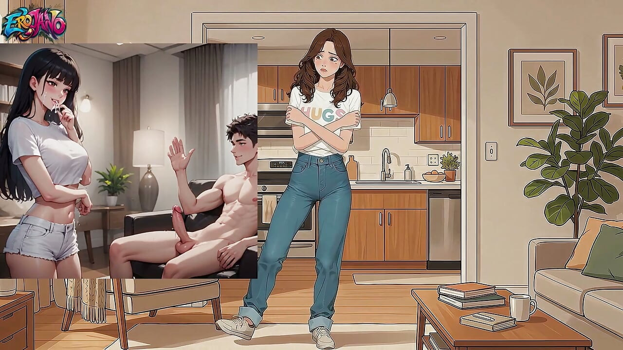 헨타이 애니메이션을 보면서 여친의 의붓여동생(19)을 따먹었어