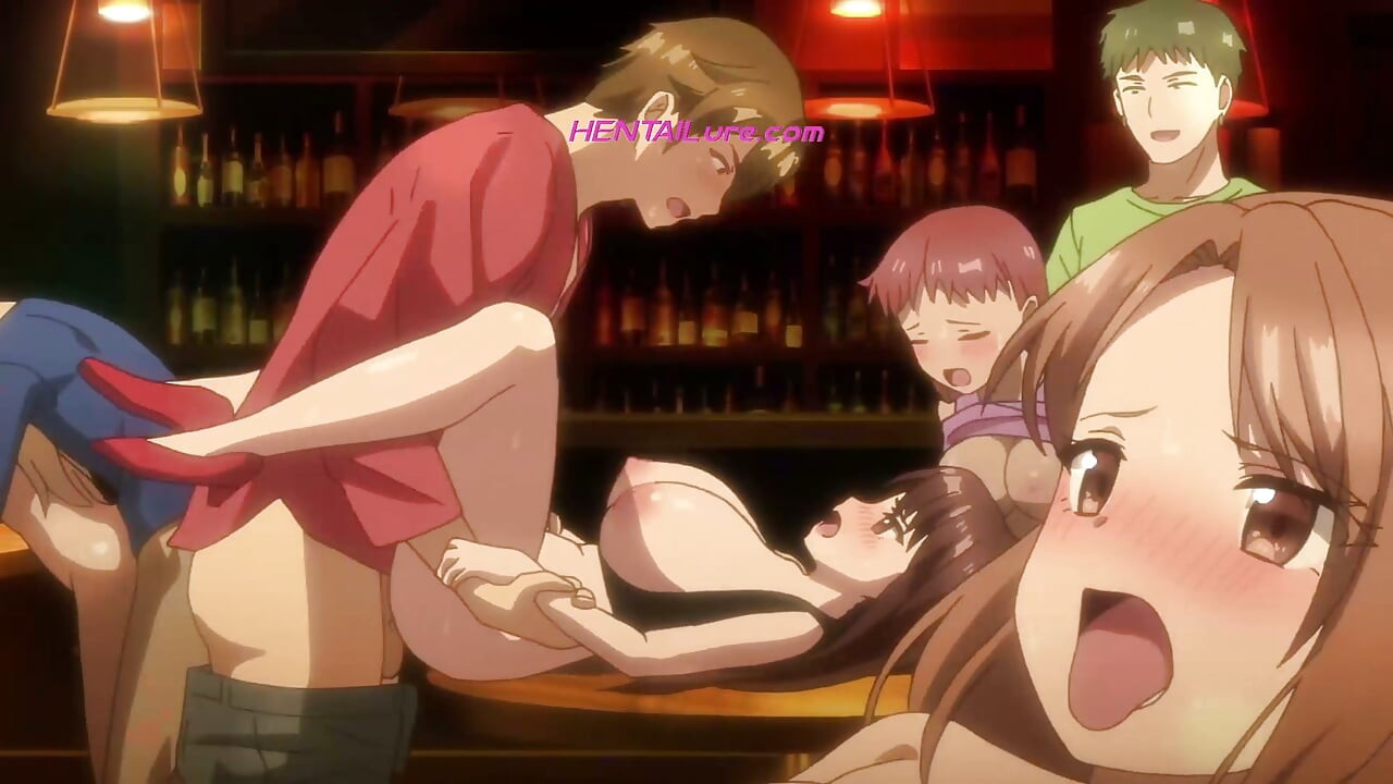 Group sex with busty MILF public creampie and tits out (ENG Dubbed) (Exclusive)