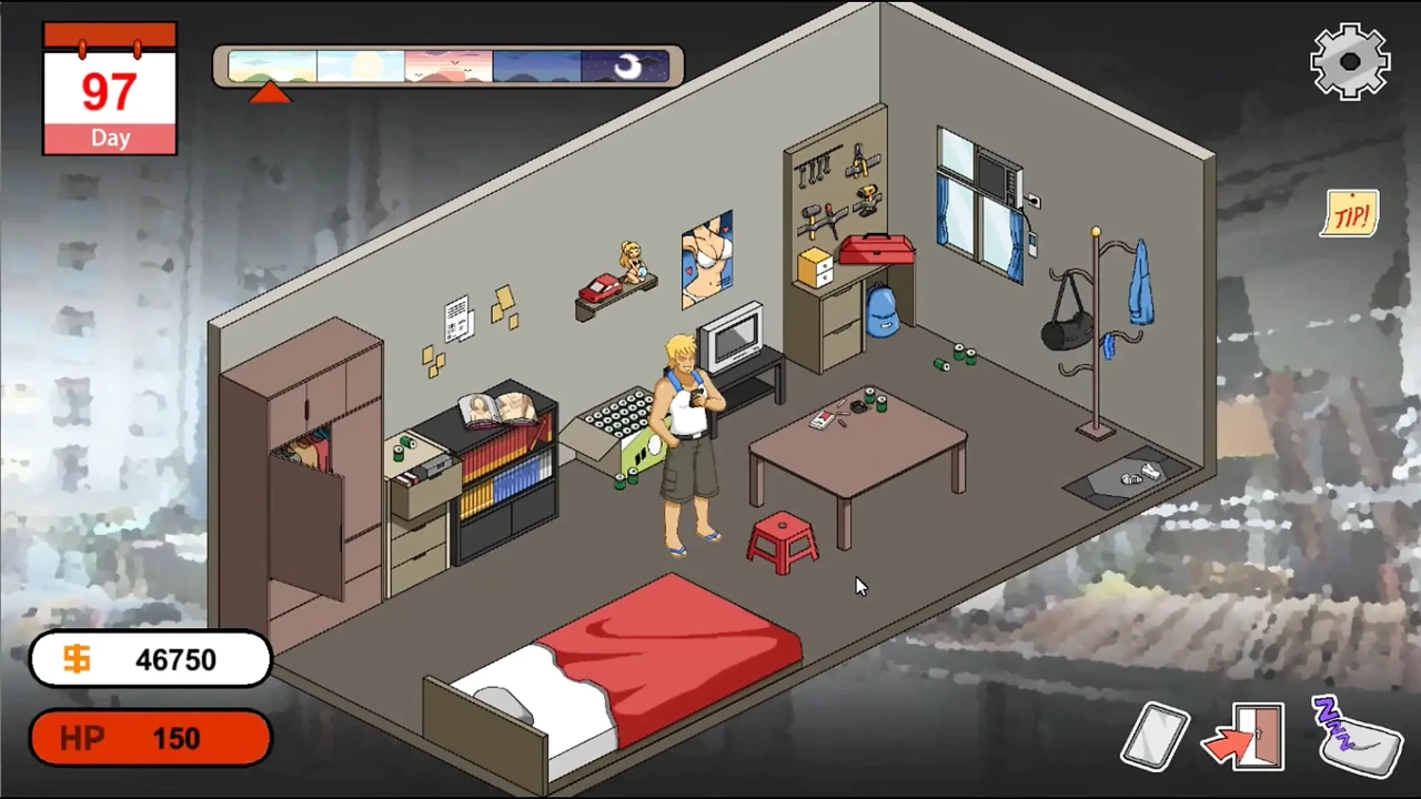 Hentai Game - Handyman Legend - Office Girl H-Scenes