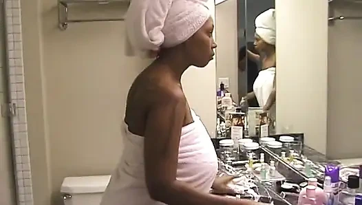 Ebony bondage big boobs