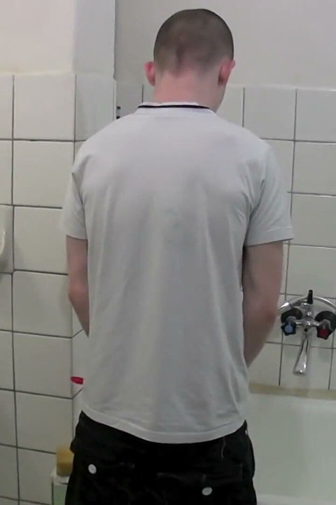 Caught with His Cock Out