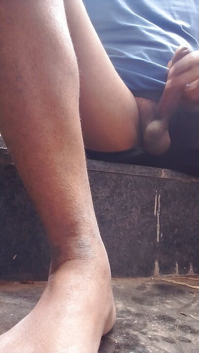 Indian hot man masturbation outdoor