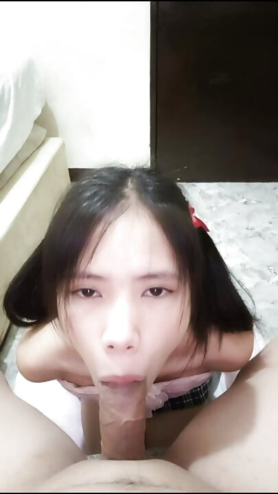 Cute Stepsister POV DEEPTHROAT SWALLOW