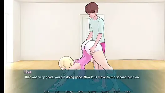 dabby and anon make hot romantic seen in summertime saga part 9