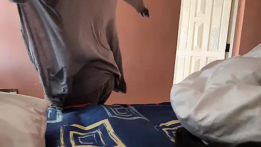 Fucking the neighbor's Christian wife, he doesn't want to go to church anymore