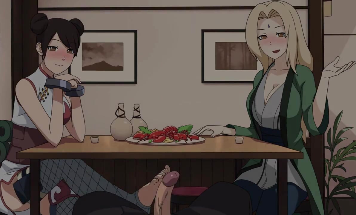 나루토 - Kunoichi 트레이너 - 7부 - Loveskysanx의 텐텐과 츠나데 풋잡