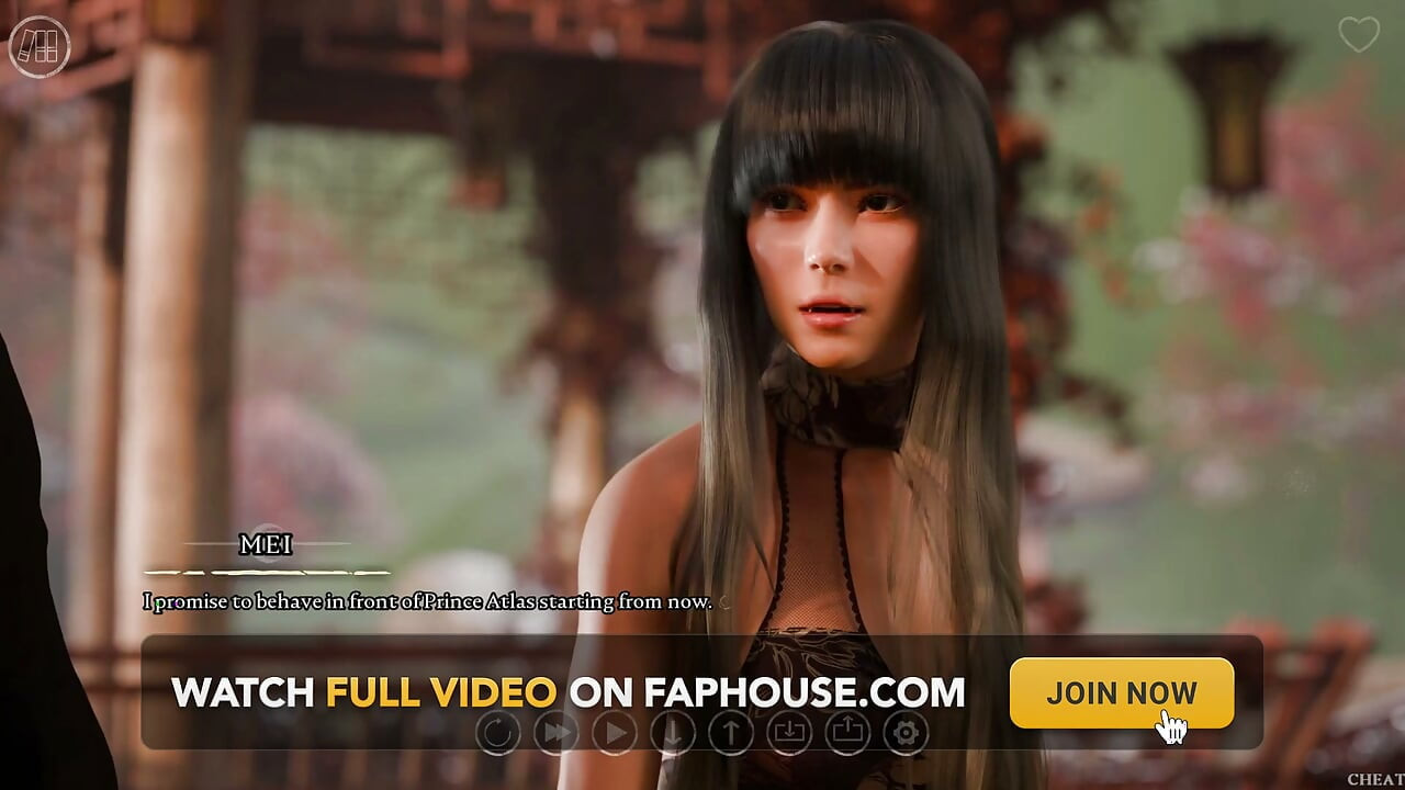The Seven Realms 67 - Ling Guo Gives Blowjob to Atlas in Her Garden