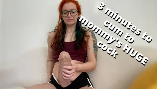 Puedes correrte 3 minutos para la enorme polla de mamá futa - video completo de veggiebabyy