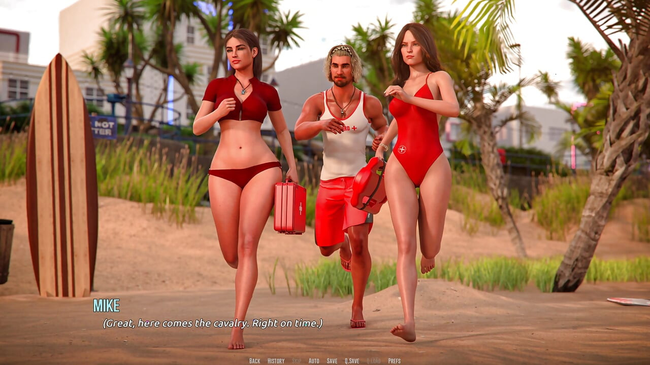 A Very Lucky Bay Lifeguard Part 1
