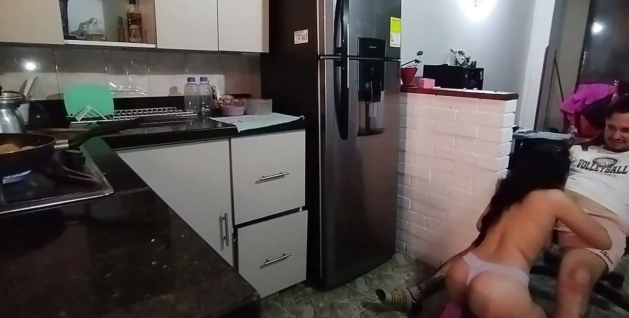 I Masturbated Looking at Her How She Was Dressed and She Couldn't Bear to Suck My Entire Cock