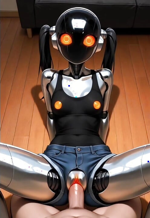 Hentai anime - Robot girl like a real woman