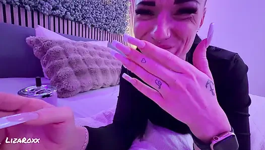 Caught Me Smoking… Turned Into a Sloppy Blowjob POV