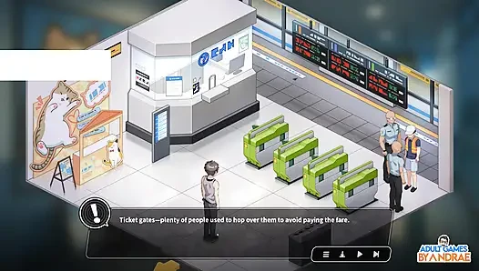 Sex, Secrets & Used Tech Gameplay Bagian 6 - Roxy Steamy Sepong Kontol di Pinggir Stasiun