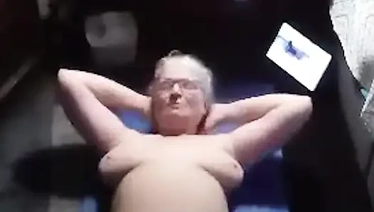 Sexy BBW Does Some Naked Yoga Then Jacks Off!