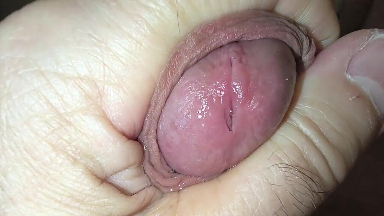 Masturbating