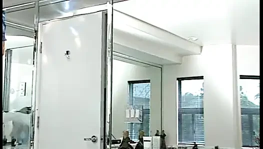 Hungry husband finds his wife in shower and fucks her hard