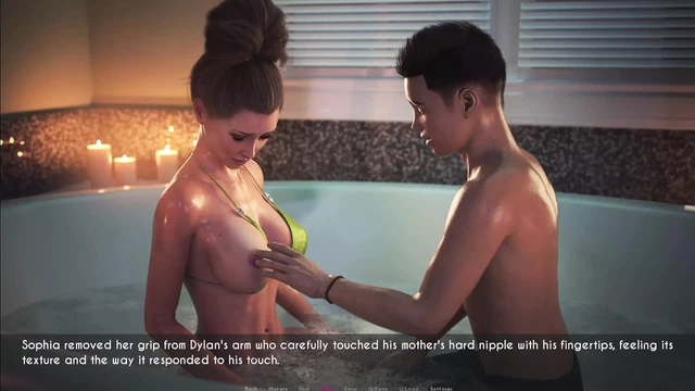 AWAM - Dylan and Sophia bath together