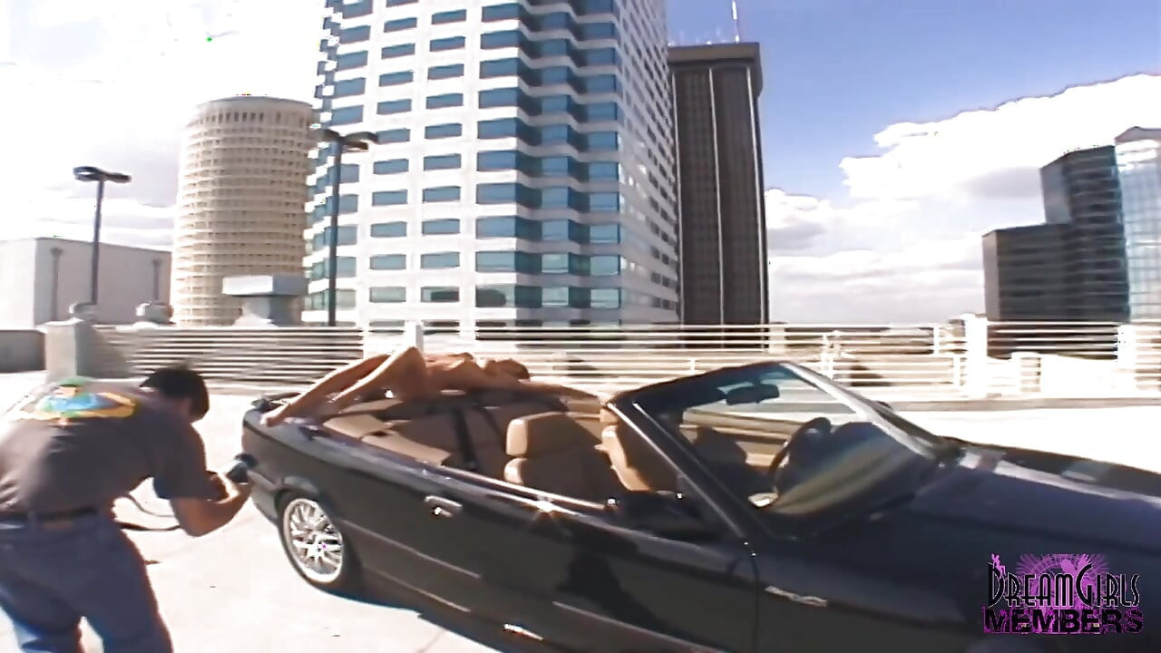 Office Workers get a view of parking garage strip show