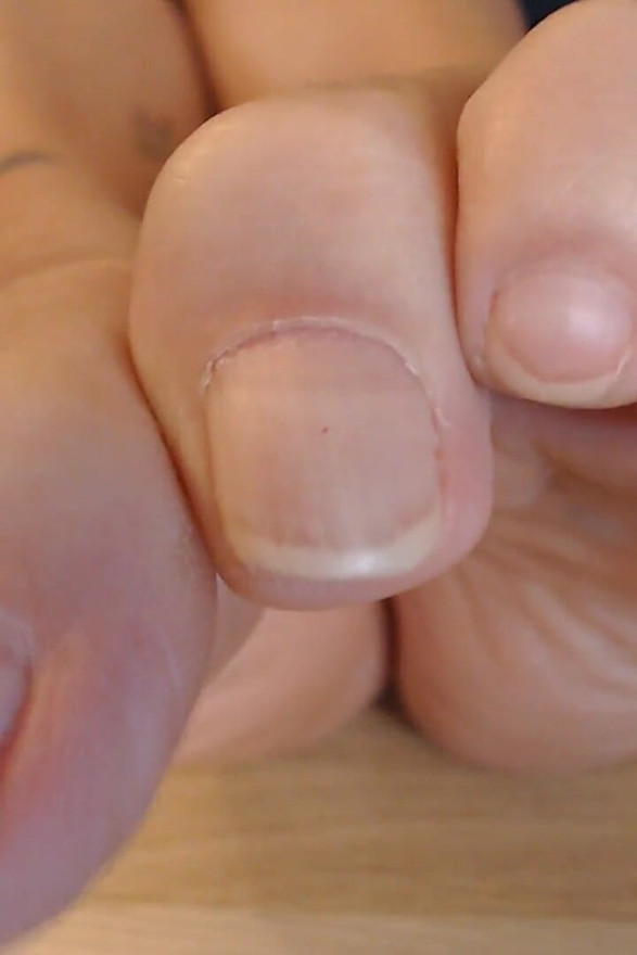 Natural No Gloss Toenails