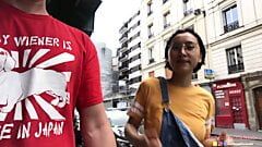 June Liu с кримпаем - китайская азиатская SpicyGum трахает американку