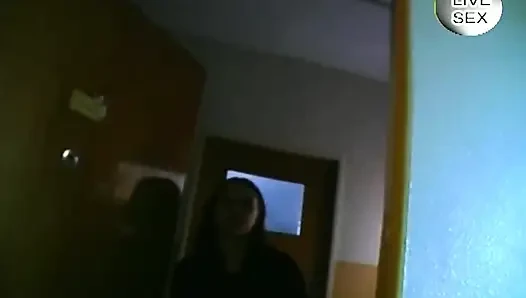 Brunette Amateur Sucks Cock and Toys Herself