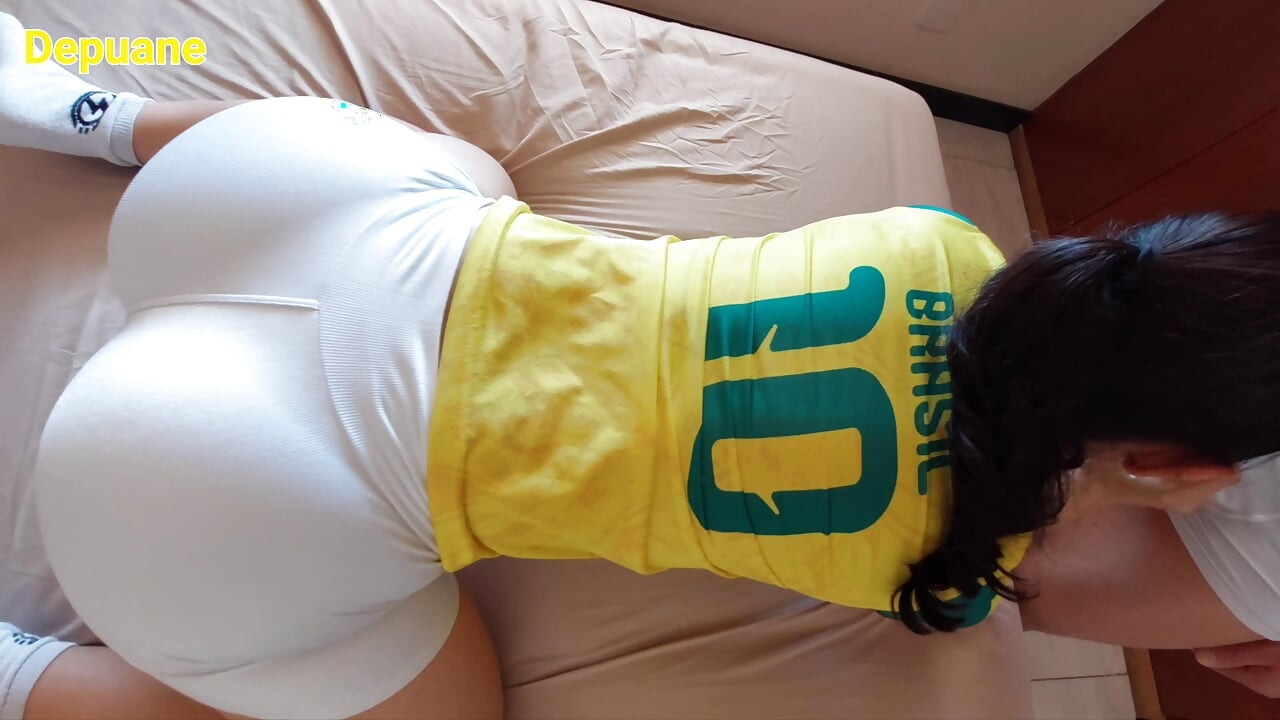 Brazil Match Neighbor POV - Intense Doggystyle grinding and quick penetration to messy cum on ass