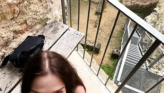 Fucking Local in Abandoned Castle