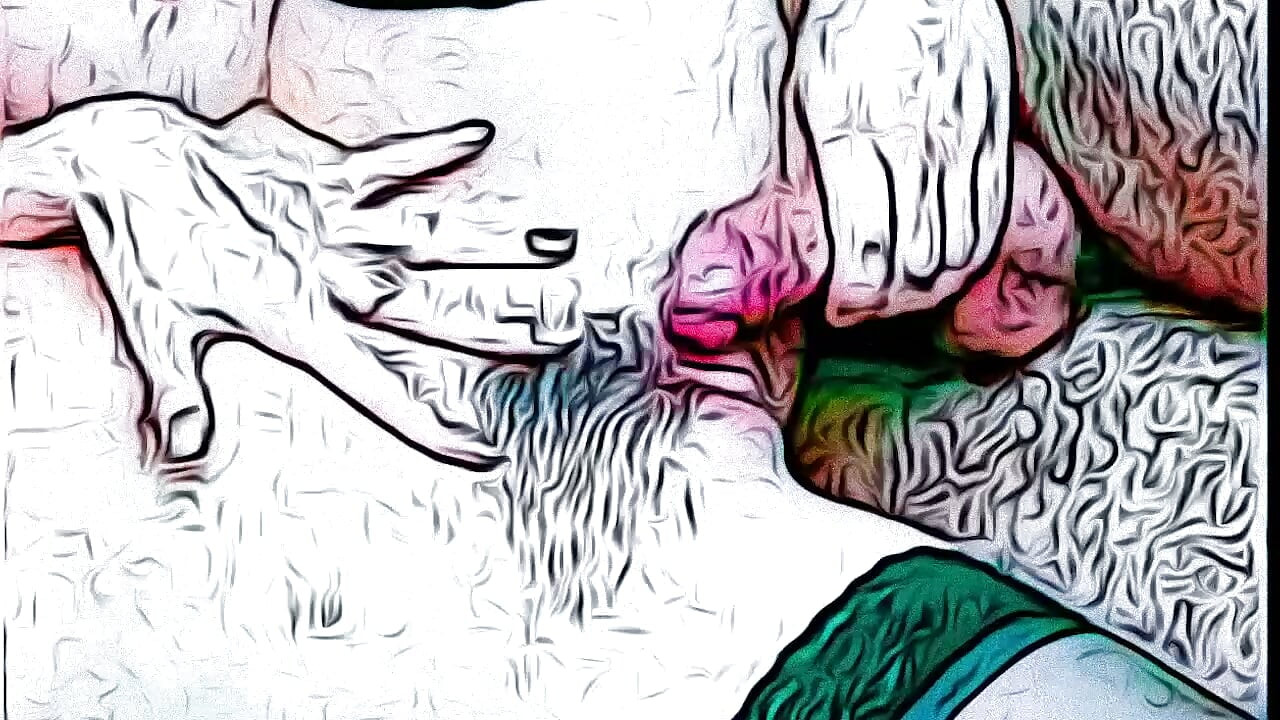 Porn-Art n.3 - Pop Art Orgy at home (AI-generated)