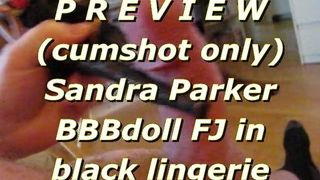 Preview (cumshot only) SandraParker Bdoll in black lingerie