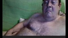 horny spanish grandpa wanking webcam