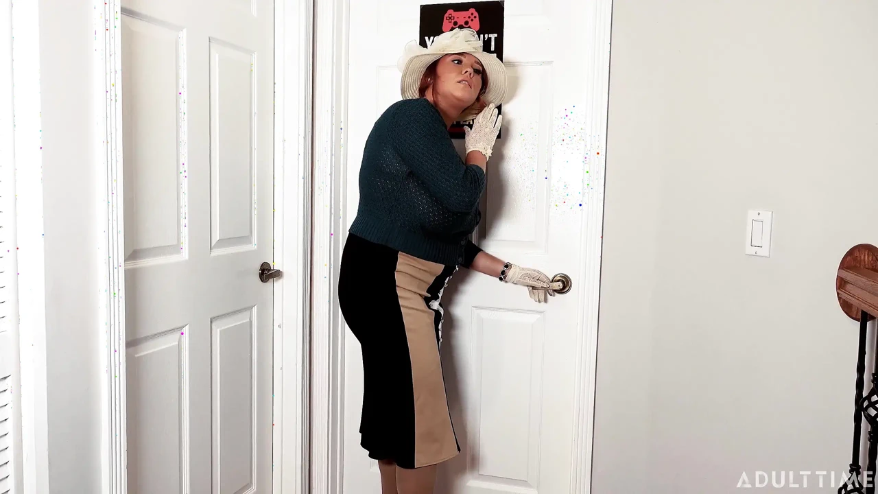 Adult Time - 来自你正在去教堂的继母Annabelle Rogers的撸管指挥