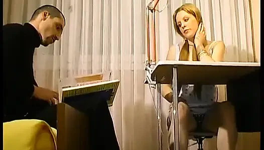 A Student Is Banging Her Two Tuition Tutors.