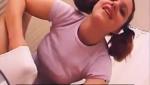 Hairy French Teen First Ever Session Goes Great