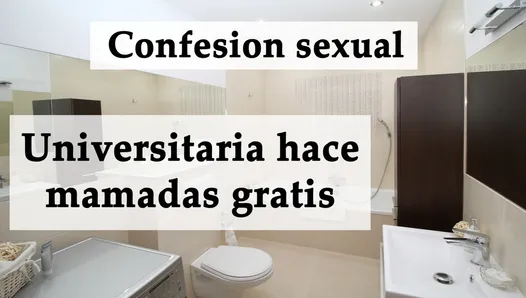 Confesión Sexual: Mamadas Por Vicio. Audio Español.