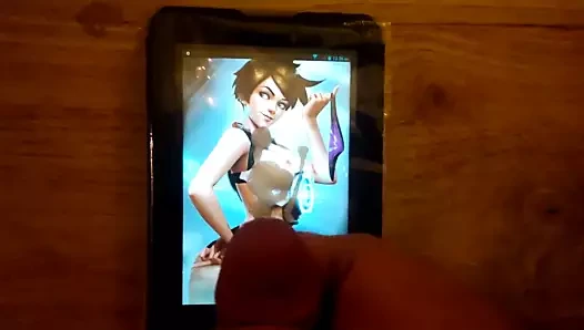 Cum Tribute to Tracer (Overwatch)