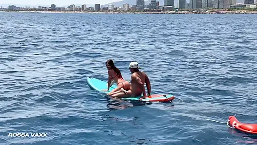 Rossa Vaxx Caught Fucking in the Sea and We Record Her