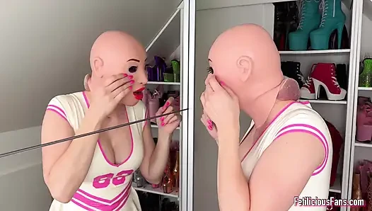 Trying New Female Mask