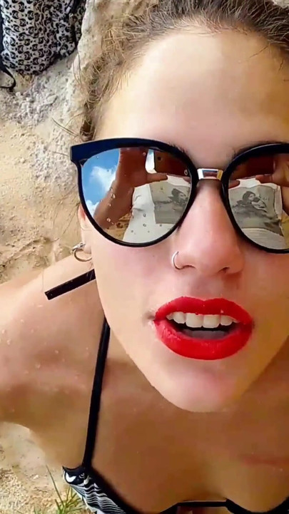 Jaw-dropping moment from "Vintage moments, drinking pee on the beach, posts "high risk" over 5 liters of pee!! VOL 2"