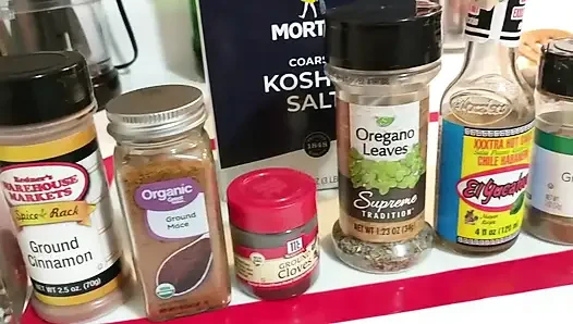 Sperma gekocht, 3 lauch chili mit Öl handjob