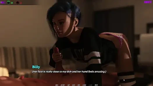 Adik tiriku yang mungil umur 18 tahun ngocok kontolku di ranjang