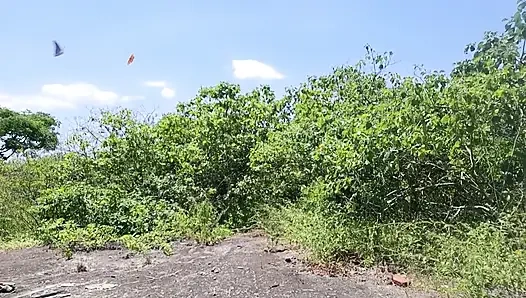 The stepfather has sex in the countryside with his beautiful, curvy stepdaughter