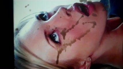 BLONDE SPRAYED - CUM ON SCREEN
