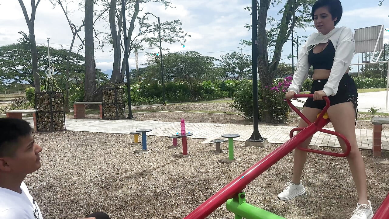 I Find a Guy in the Park and I Ask Him to Play with Me as an Ex-girlfriend to Take Him Home and Give Him the Best Fuck