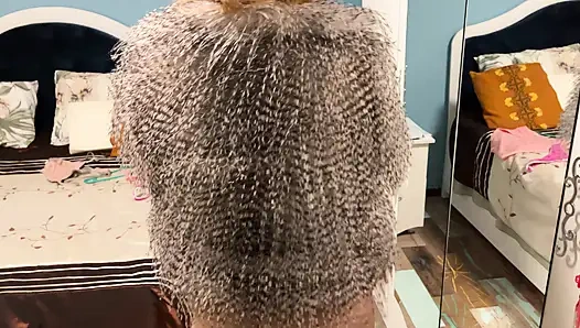 Zara Charm - мягкая витрина в розовом нижнем белье