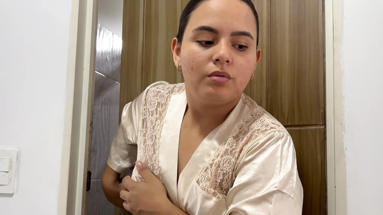 My stepsister caught me watching her in the shower and she makes me her so as not to snitch on my father