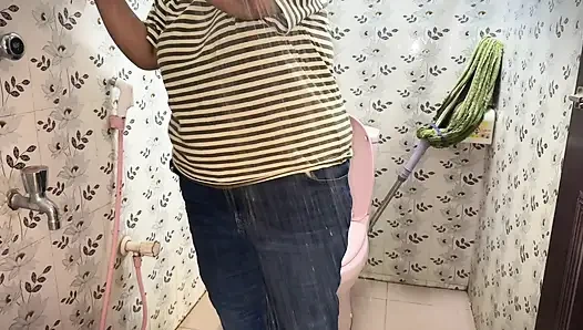 You found a Video where your Big Ass & Big Tits Naked Stepmom shower in Toilet! Your next actions?