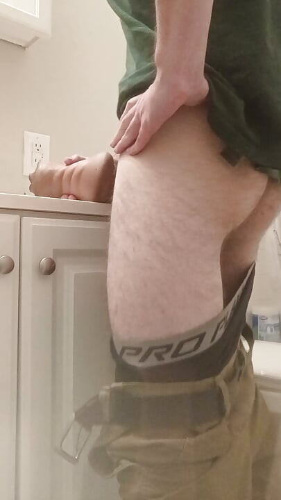 Having fun with my sex toy