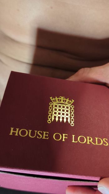 House of lords cadeaudoos met een grote verrassing