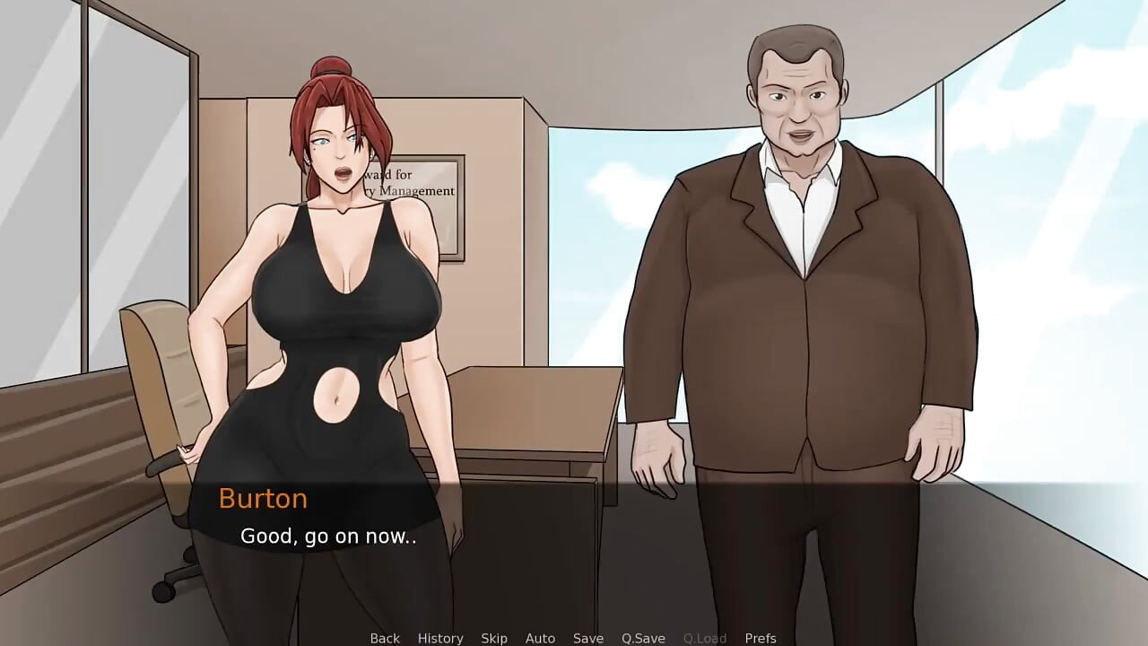 Eva's Ecstasy Gameplay #05 Busty Redhead Is Trained by the Boss to Be Submissive.