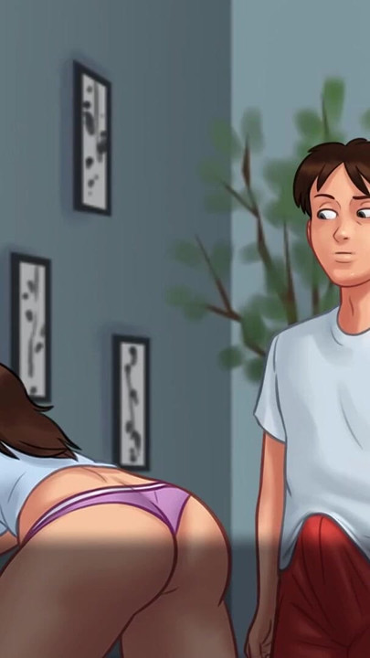 Detik kuat dari "Saya dapati ibu tiri saya melancap dan dia memegang zakar saya (Summertime Saga #19) - Jazziuu"